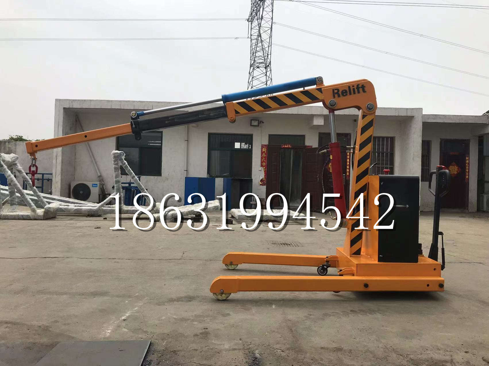 鸡泽县久征定做3吨三轮随车吊 农用园林绿化移树吊 平板工程用小吊机